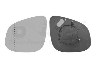 Вкладиш дзеркала VAN WEZEL 4412831 - zapix
