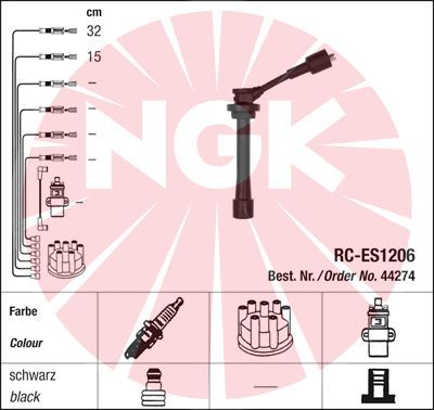 Кабелі запалювання NGK 44274 - zapix