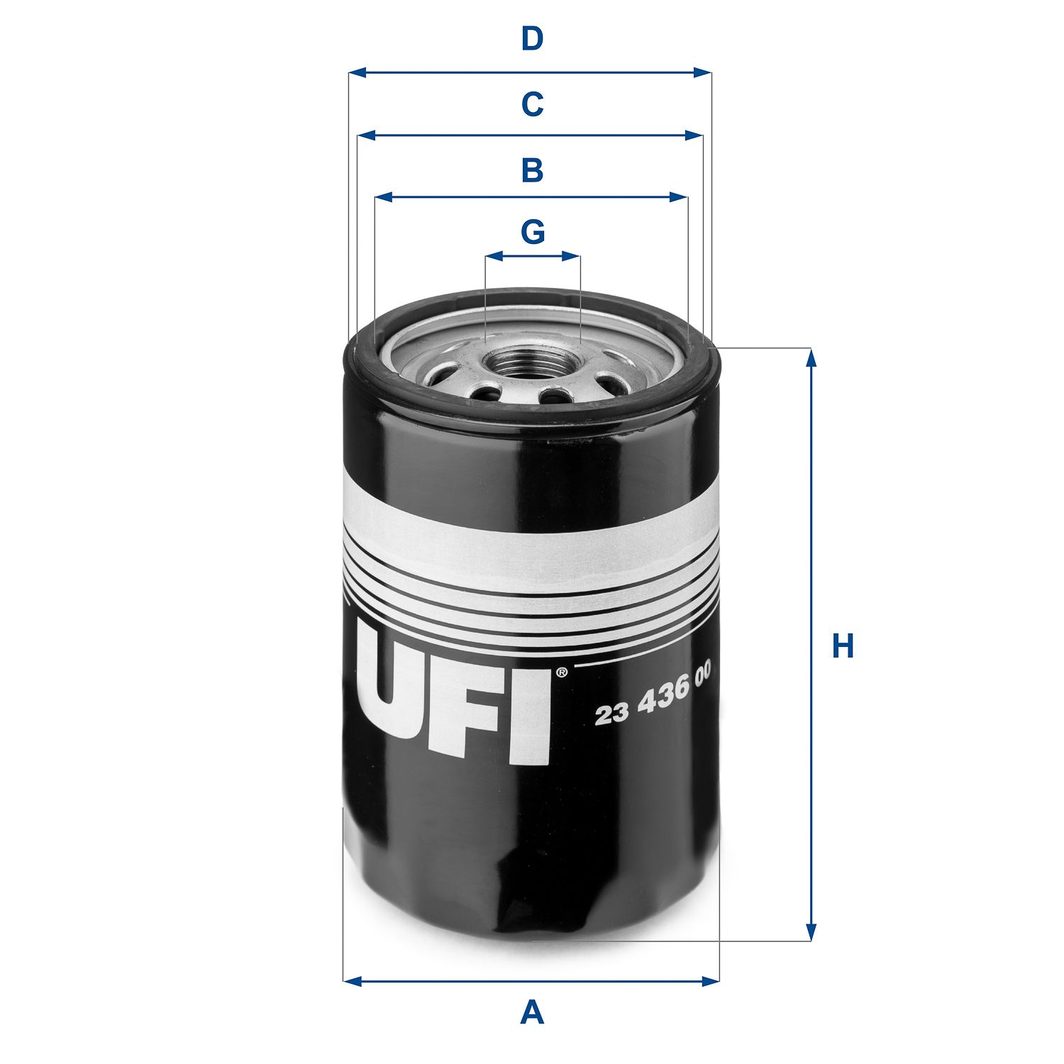 Оливний фільтр UFI 2343600 - zapix