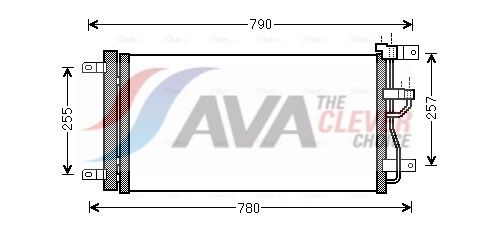 Радіатор кондиціонера AVA QUALITY COOLING OLA5612D - zapix