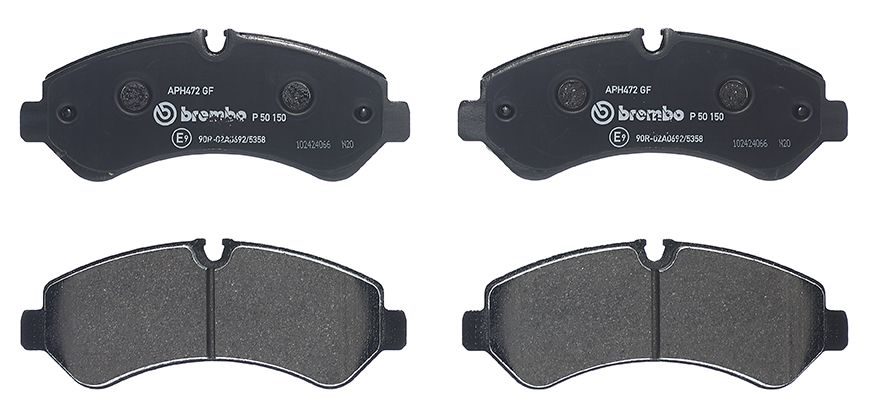 Гальмівні колодки дискові BREMBO P50150 - zapix