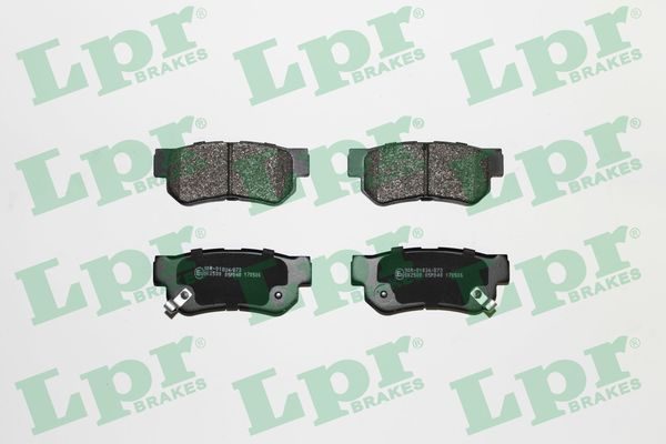 Тормозные колодки дисковые LPR 05P848