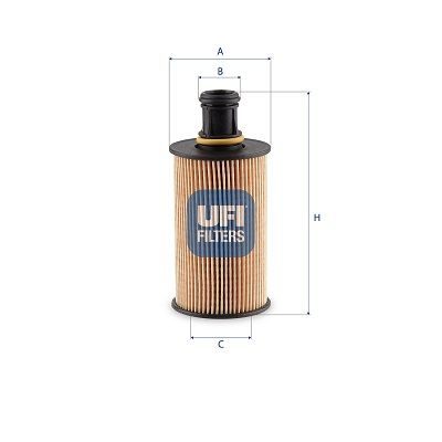 Оливний фільтр UFI 2529000 - zapix