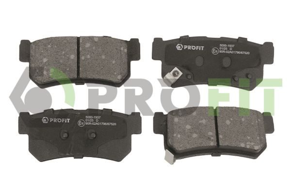 Гальмівні колодки дискові PROFIT 50001937 - zapix
