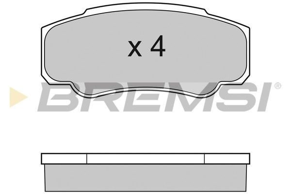 Гальмівні колодки дискові BREMSI BP2996 - zapix