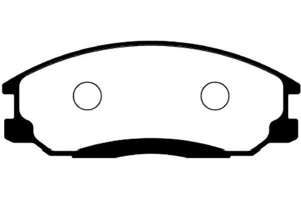 Гальмівні колодки дискові KAVO PARTS BP3014 - zapix