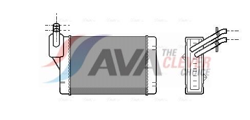 Радіатор пічки AVA QUALITY COOLING VN6069 - zapix