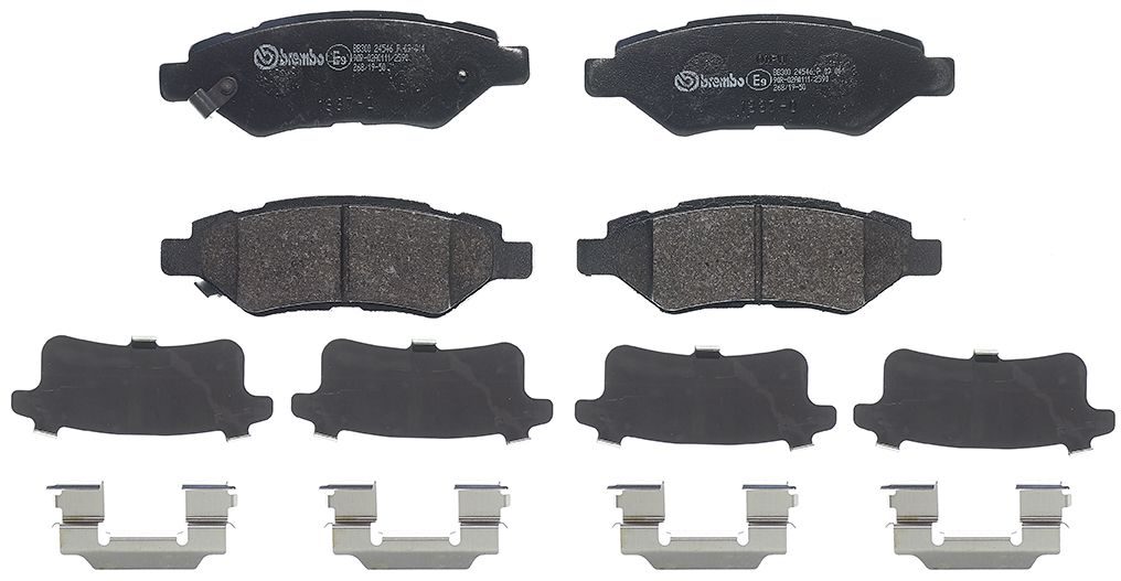 Гальмівні колодки дискові BREMBO P09014 - zapix