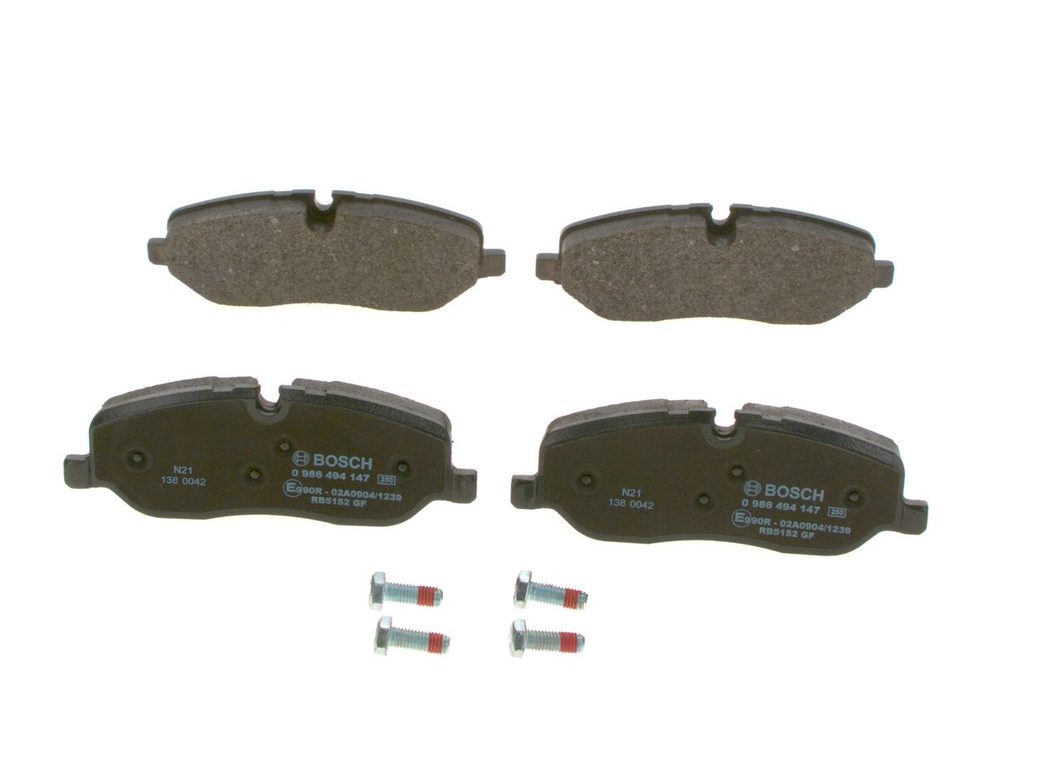 Гальмівні колодки дискові BOSCH 0986494147 - zapix