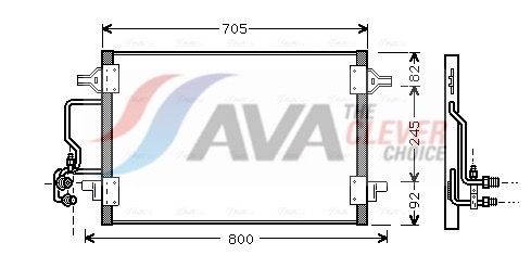 Радіатор кондиціонера AVA QUALITY COOLING AI5175 - zapix