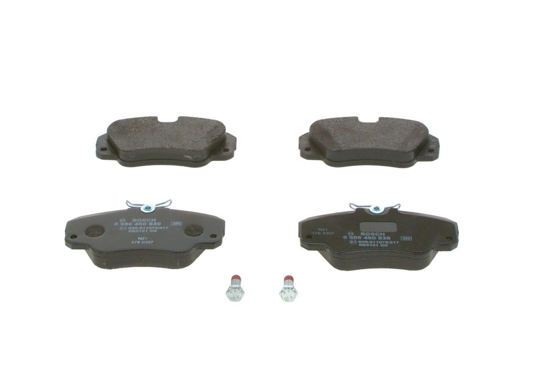 Гальмівні колодки дискові BOSCH 0986460939 - zapix