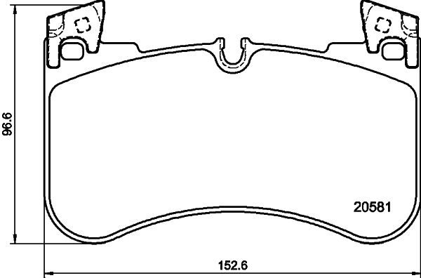 Гальмівні колодки дискові HELLA 8DB355039881 - zapix