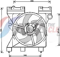 Вентилятор системи охолодження AVA QUALITY COOLING CN7547 - zapix