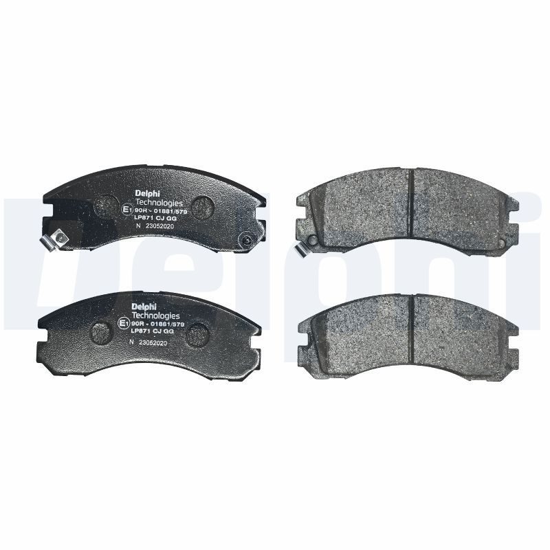 Тормозные колодки дисковые DELPHI LP871