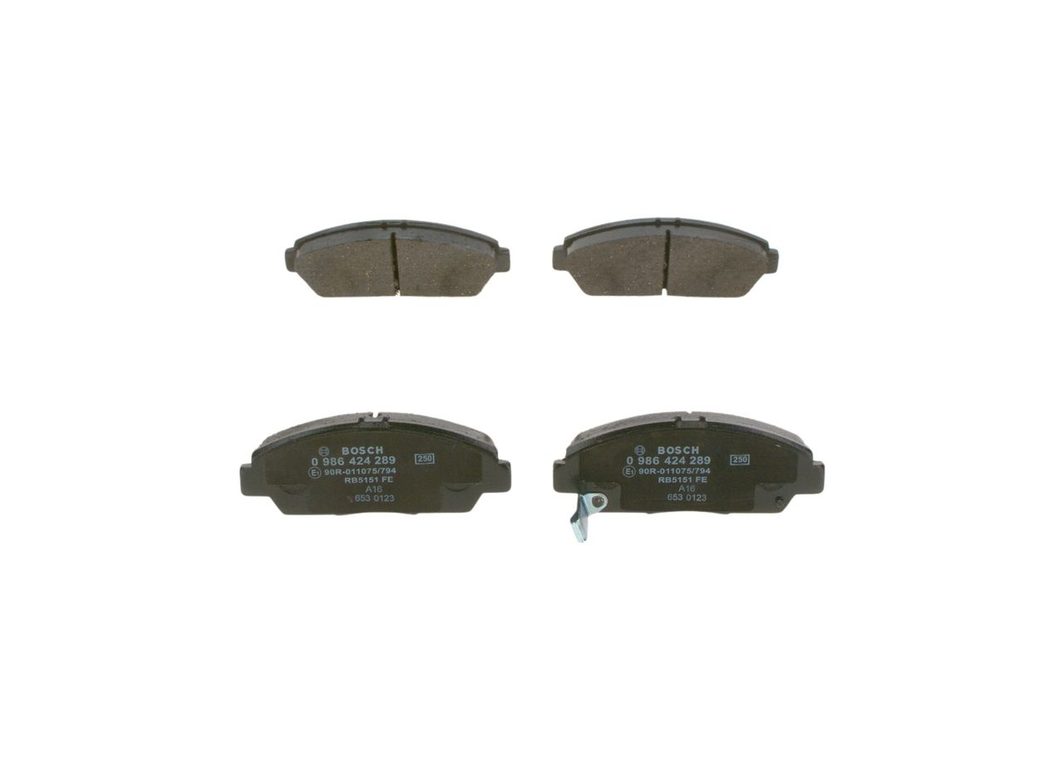 Гальмівні колодки дискові BOSCH 0986424289 - zapix