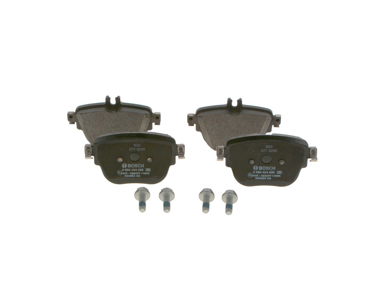 Гальмівні колодки дискові BOSCH 0986424859 - zapix