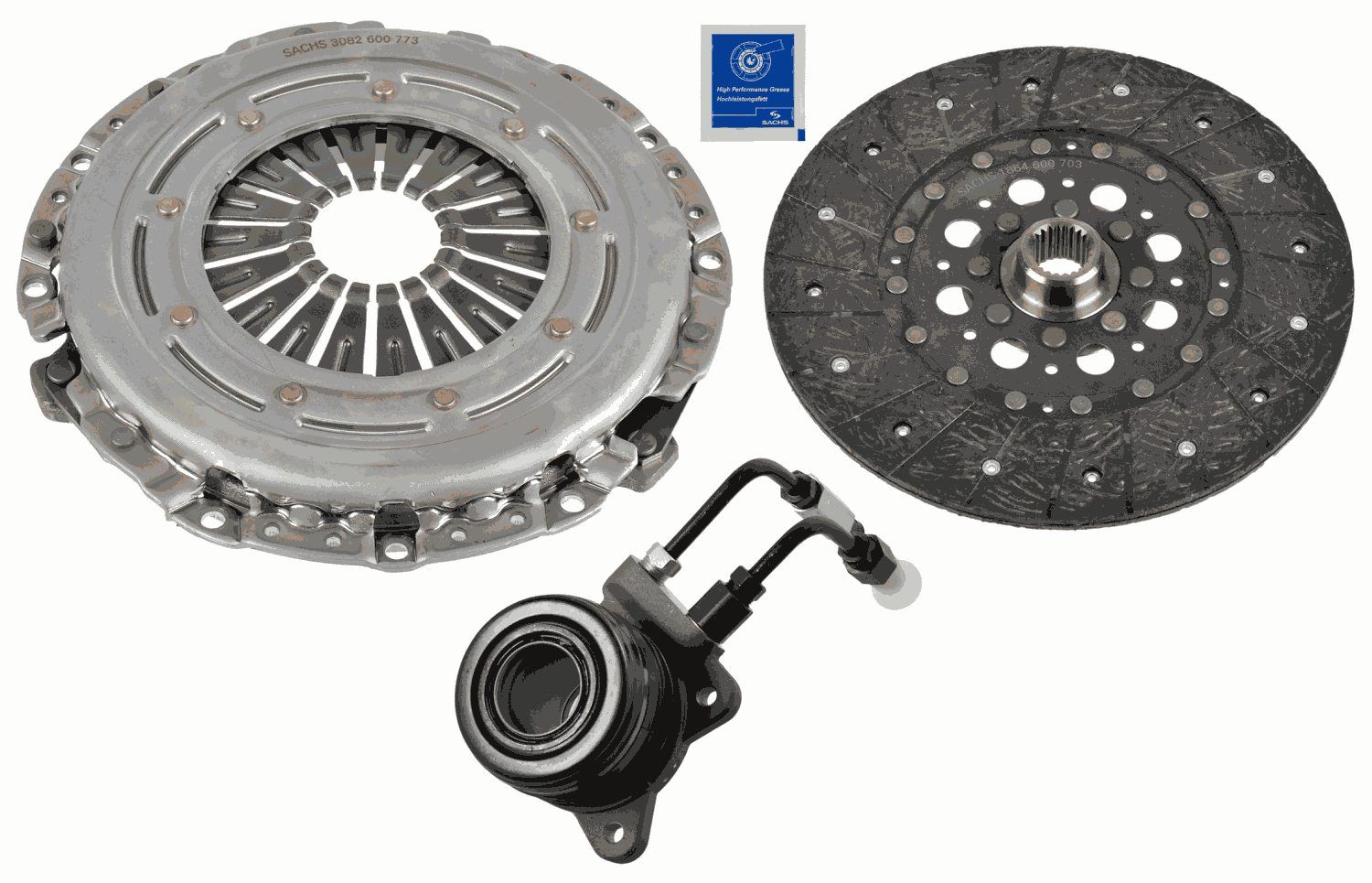 Комплект зчеплення SACHS 3000990302 - zapix