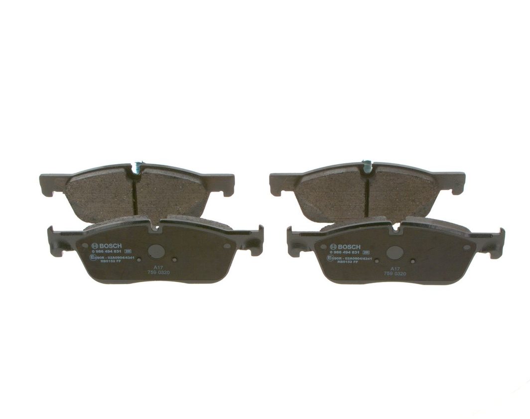 Гальмівні колодки дискові BOSCH 0986494831 - zapix