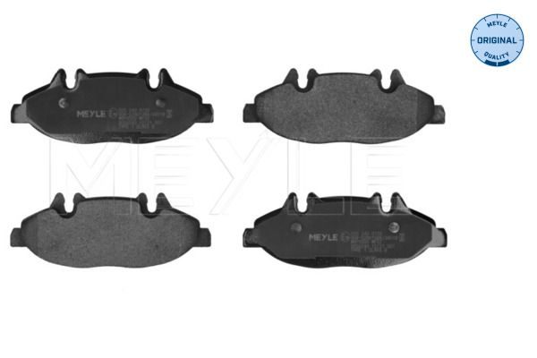 Гальмівні колодки дискові MEYLE 0252400720 - zapix