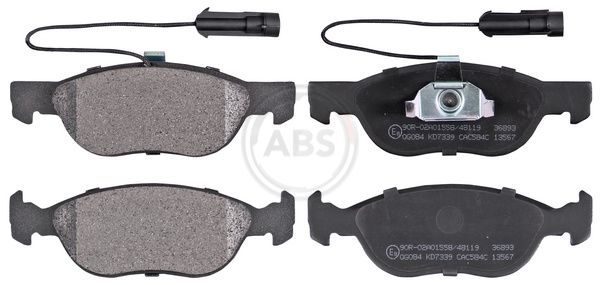Гальмівні колодки дискові A.B.S. 36893 - zapix