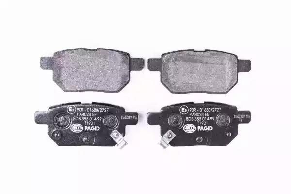 Гальмівні колодки дискові HELLA PAGID 8DB355014991 - zapix