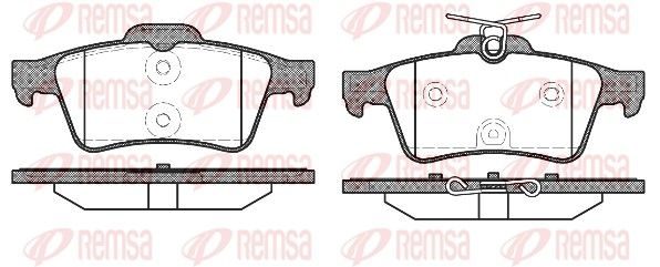 Гальмівні колодки дискові REMSA 084240 - zapix