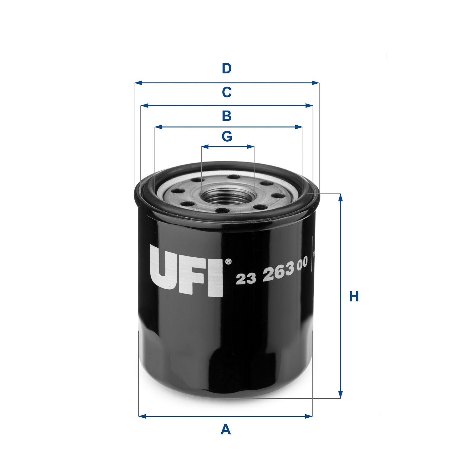 Оливний фільтр UFI 2326300 - zapix