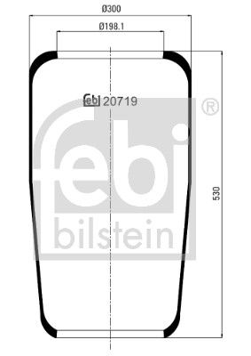 Пневматична підвіска FEBI BILSTEIN 20719 - zapix