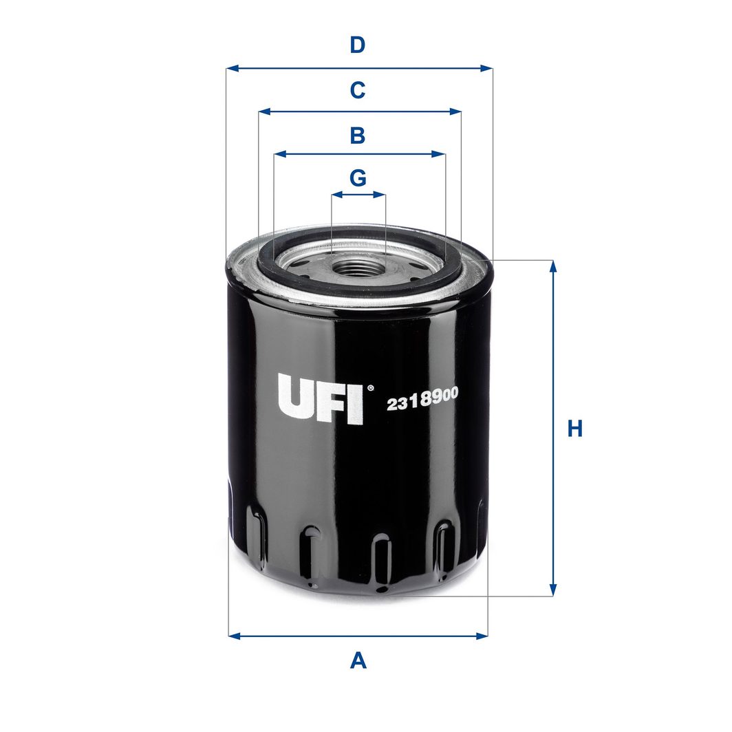 Оливний фільтр UFI 2318900 - zapix