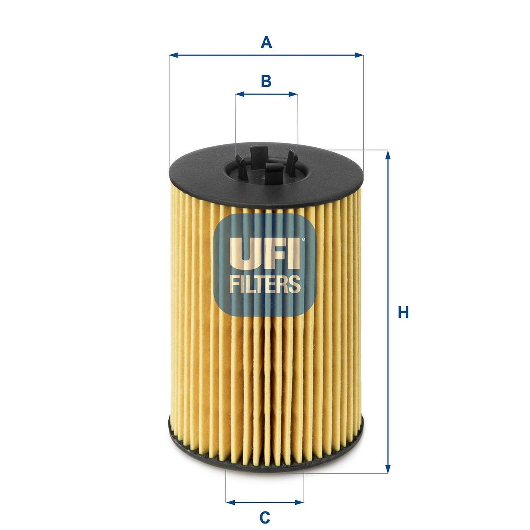 Оливний фільтр UFI 2514400 - zapix