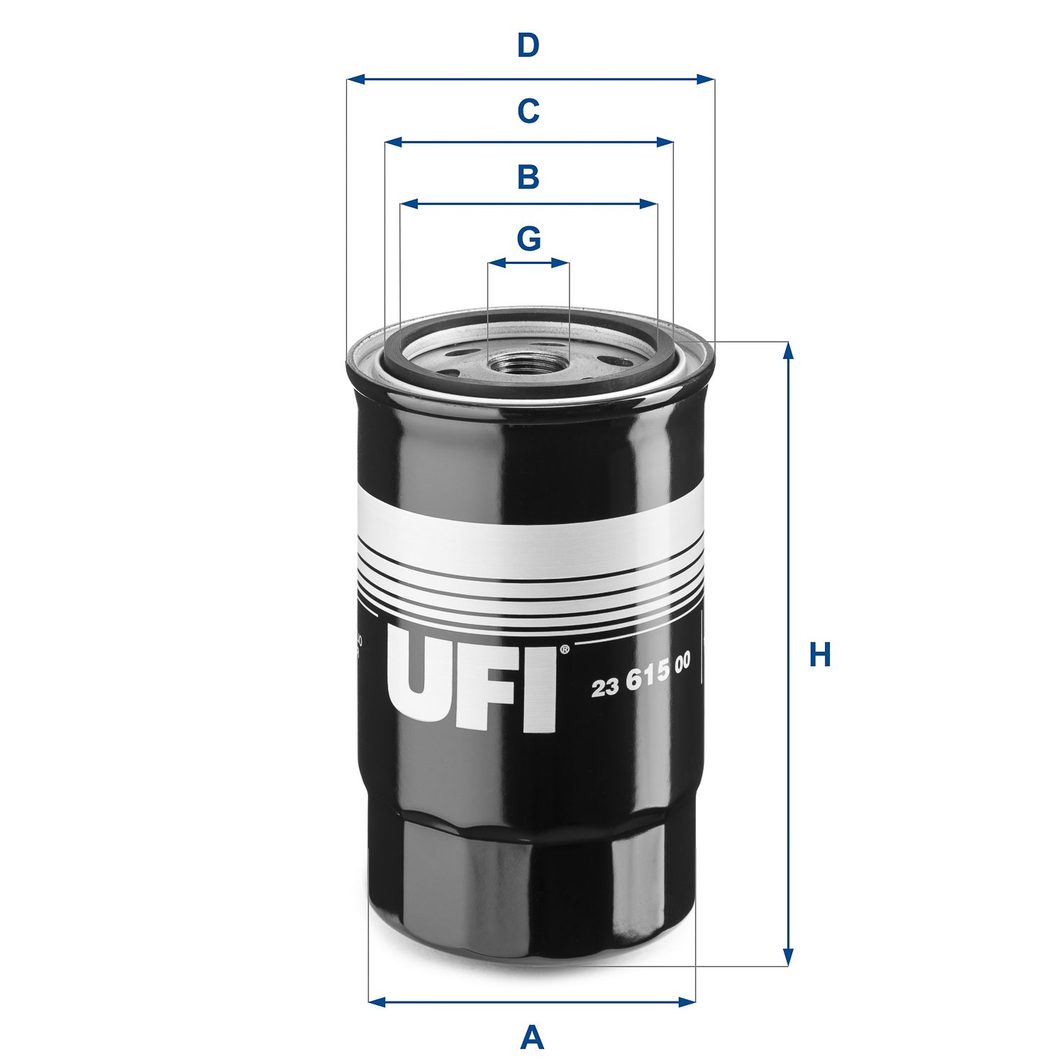 Оливний фільтр UFI 2361500 - zapix