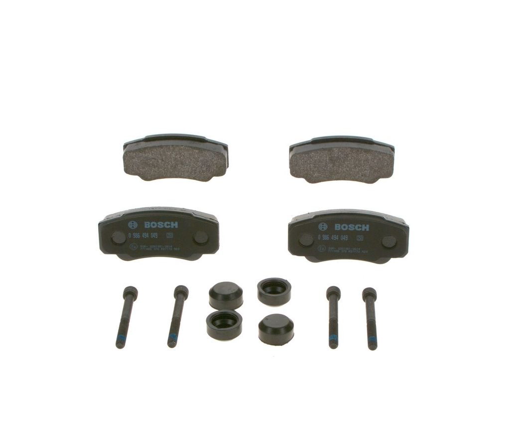 Гальмівні колодки дискові BOSCH 0986494049 - zapix