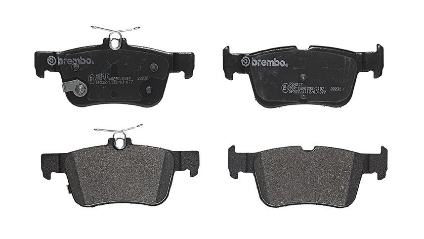 Гальмівні колодки дискові BREMBO P24217 - zapix