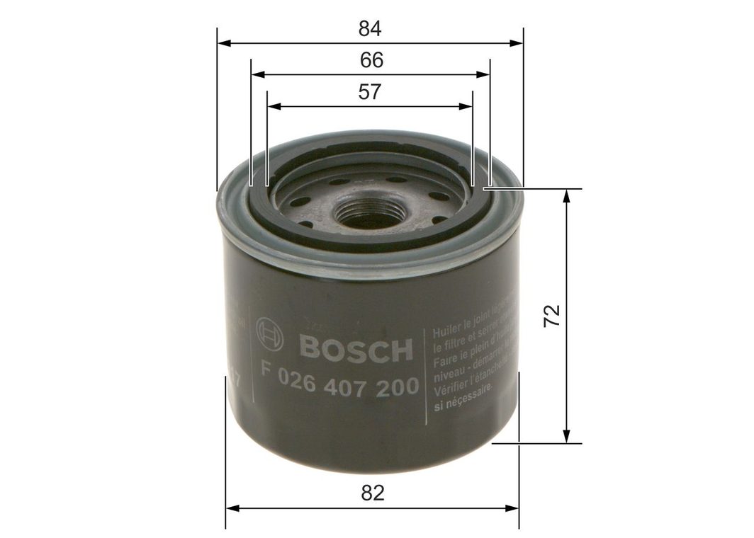 Оливний фільтр BOSCH F026407200 - zapix