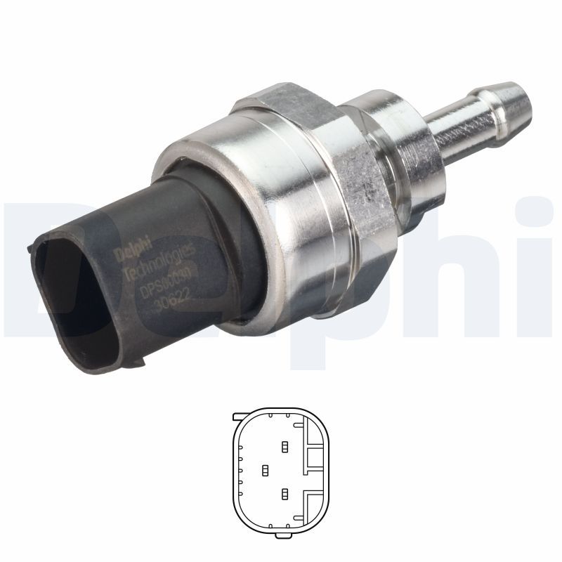Датчик тиску відпрацьованих газів DELPHI DPS0003012B1 - zapix