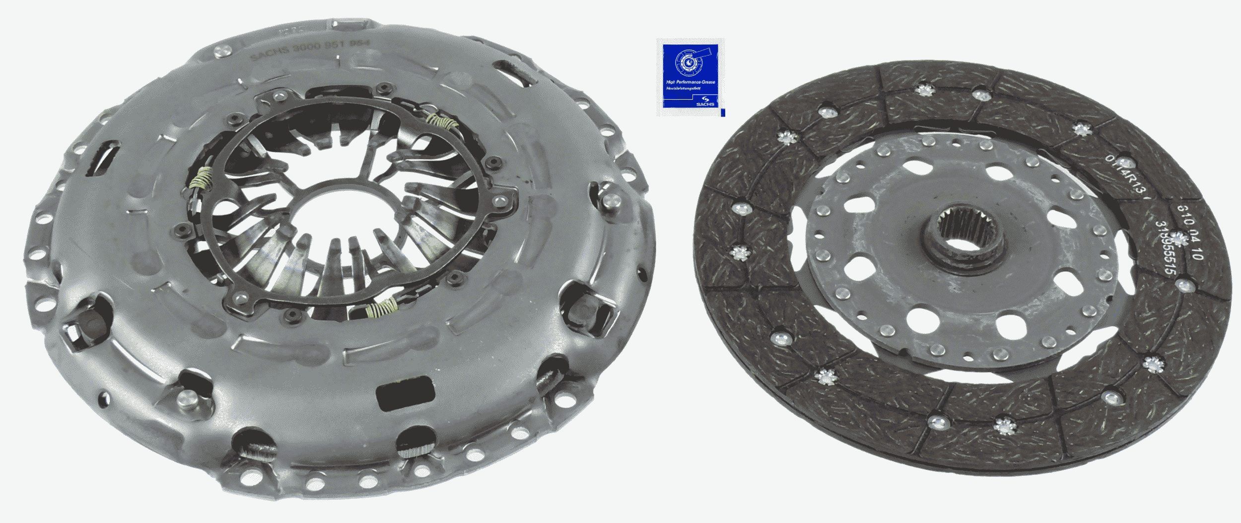 Комплект зчеплення SACHS 3000951954 - zapix