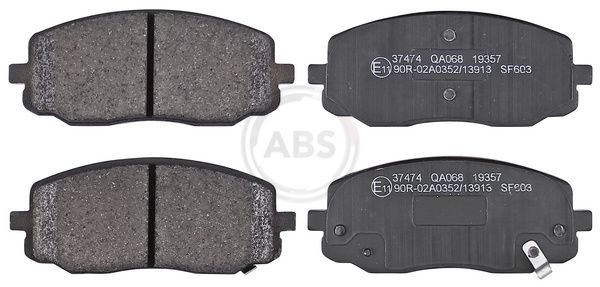 Тормозные колодки дисковые A.B.S. 37474