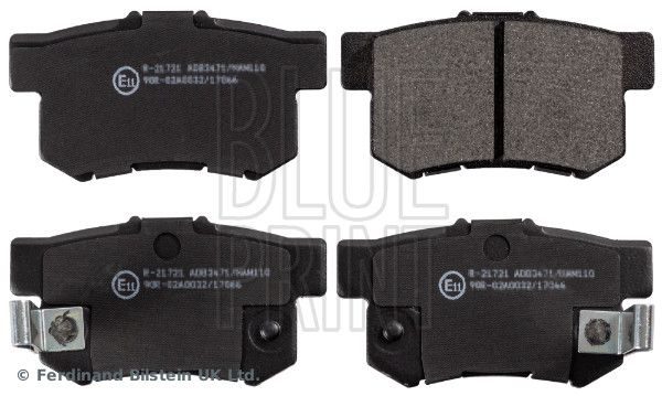 Гальмівні колодки дискові BLUE PRINT ADH24247 - zapix