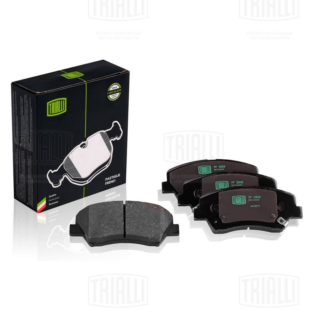Гальмівні колодки дискові TRIALLI PF0808 - zapix