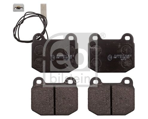Гальмівні колодки дискові FEBI BILSTEIN 116007 - zapix
