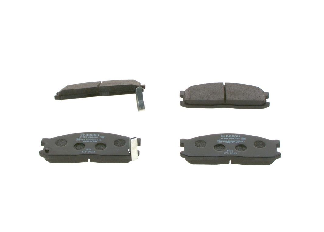 Гальмівні колодки дискові BOSCH 0986460020 - zapix