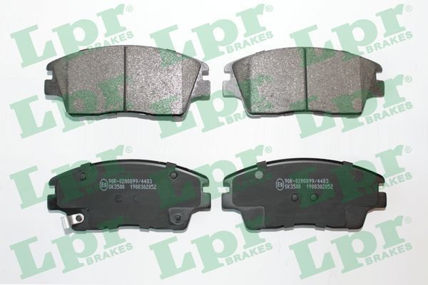 Гальмівні колодки дискові LPR 05P2052 - zapix