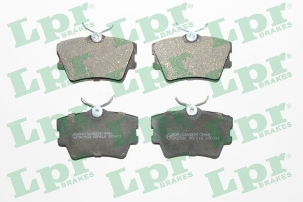 Гальмівні колодки дискові LPR 05P616 - zapix