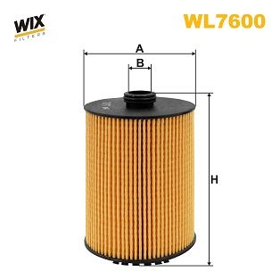 Оливний фільтр WIX FILTERS WL7600
