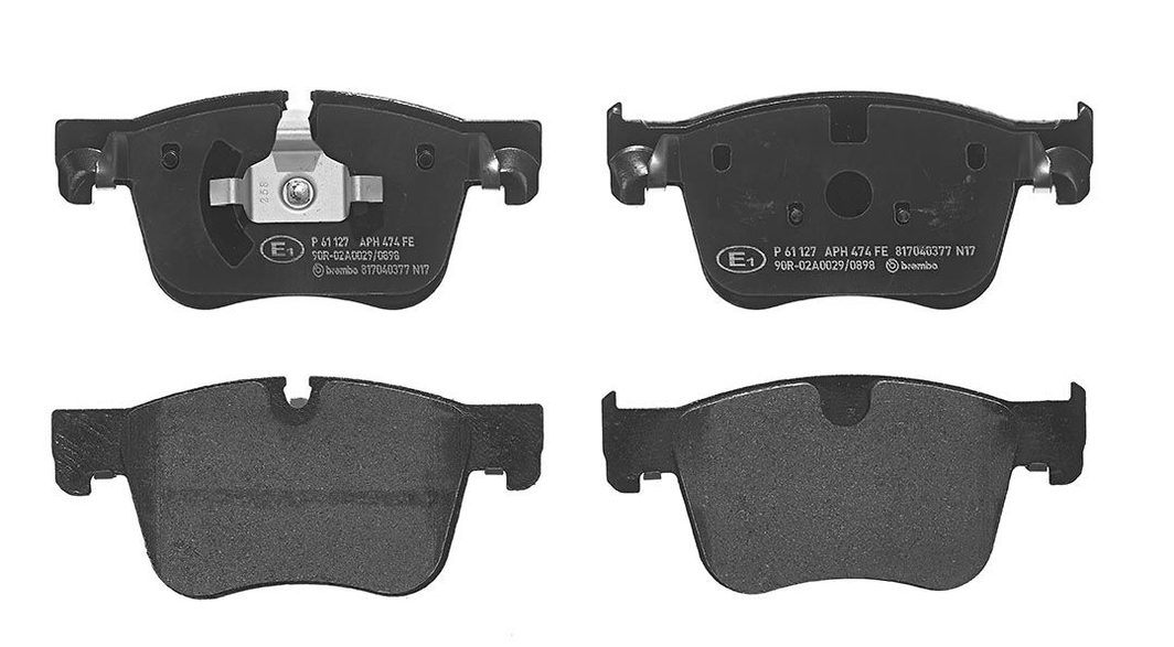 Гальмівні колодки дискові BREMBO P61127 - zapix