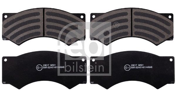 Гальмівні колодки дискові FEBI BILSTEIN 16604 - zapix