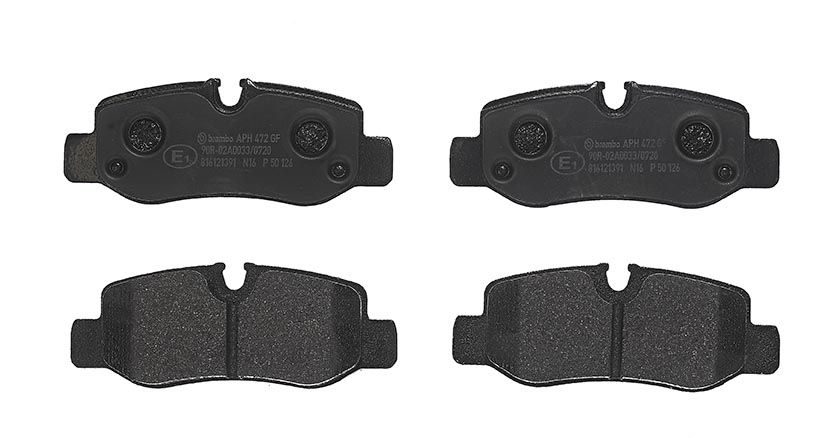 Гальмівні колодки дискові BREMBO P50126 - zapix