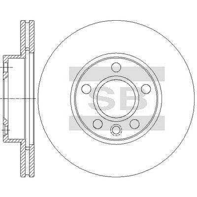 Гальмівний диск HI-Q SD5714 - zapix