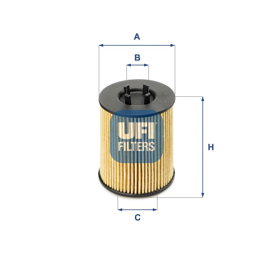 Оливний фільтр UFI 2501700 - zapix