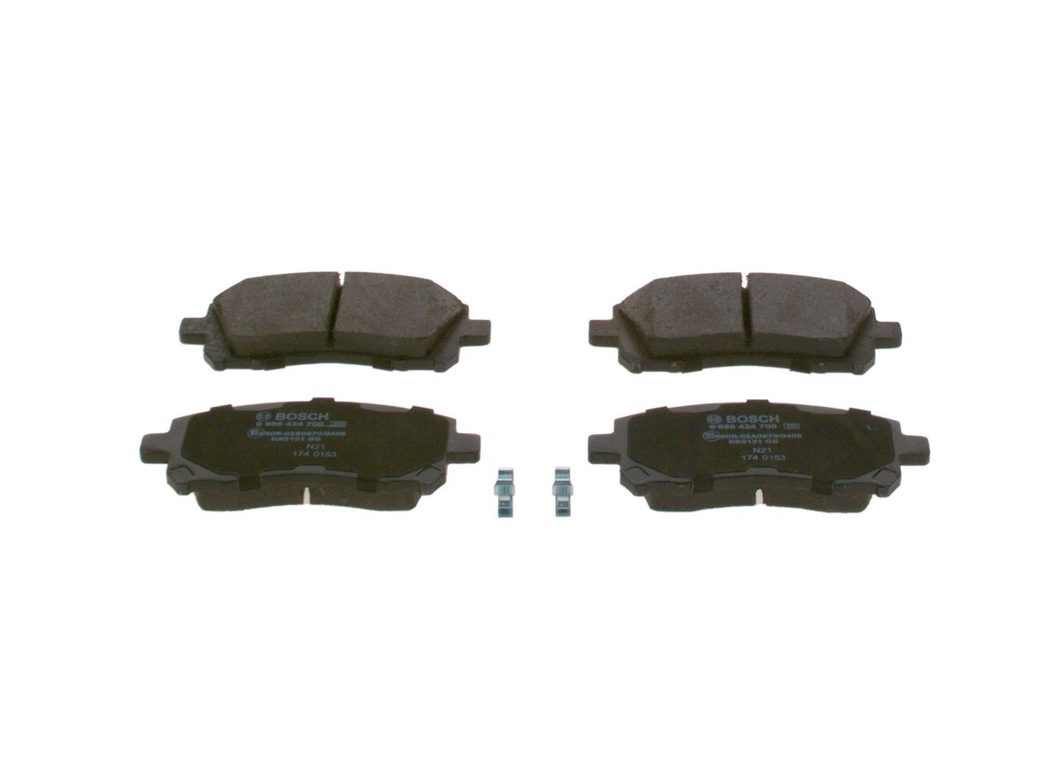 Гальмівні колодки дискові BOSCH 0986424700 - zapix